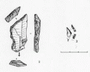 Figure 16 : couteau à encoche basilaire et fragment de triangle isocèle